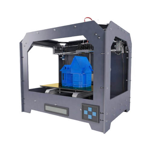 Printing blue house